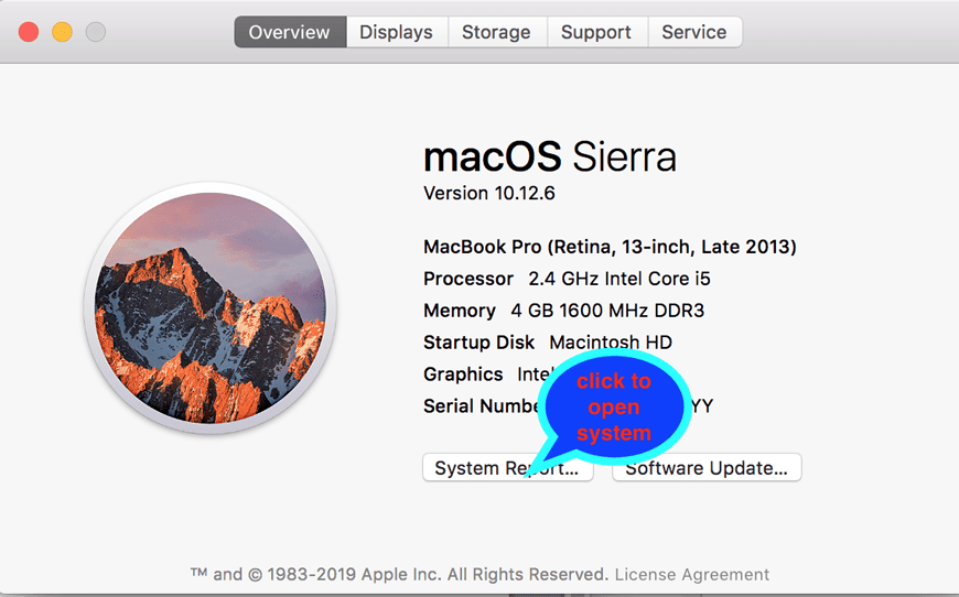 MacOS Sierra user options overview