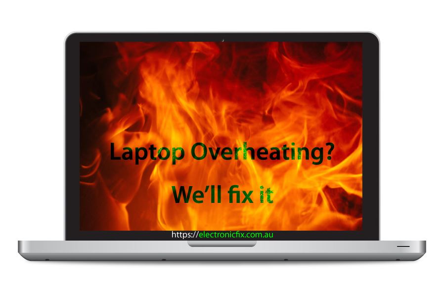 fire flames burning inside a laptop illustration