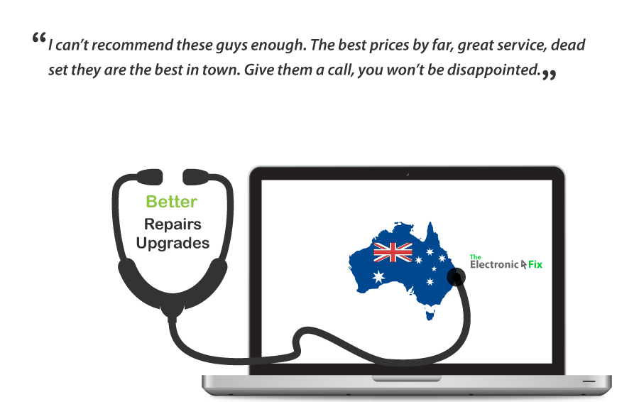 illustration of Stethoscope laptop map of Australia with market on Brisbane